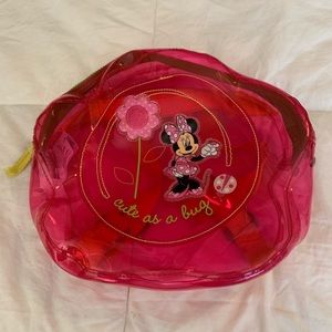 Little Girls See-Thru Flower Minnie Backpack